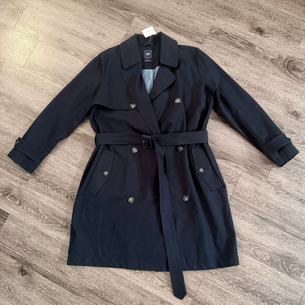 Gap Classic Trench in Deep True Navy New